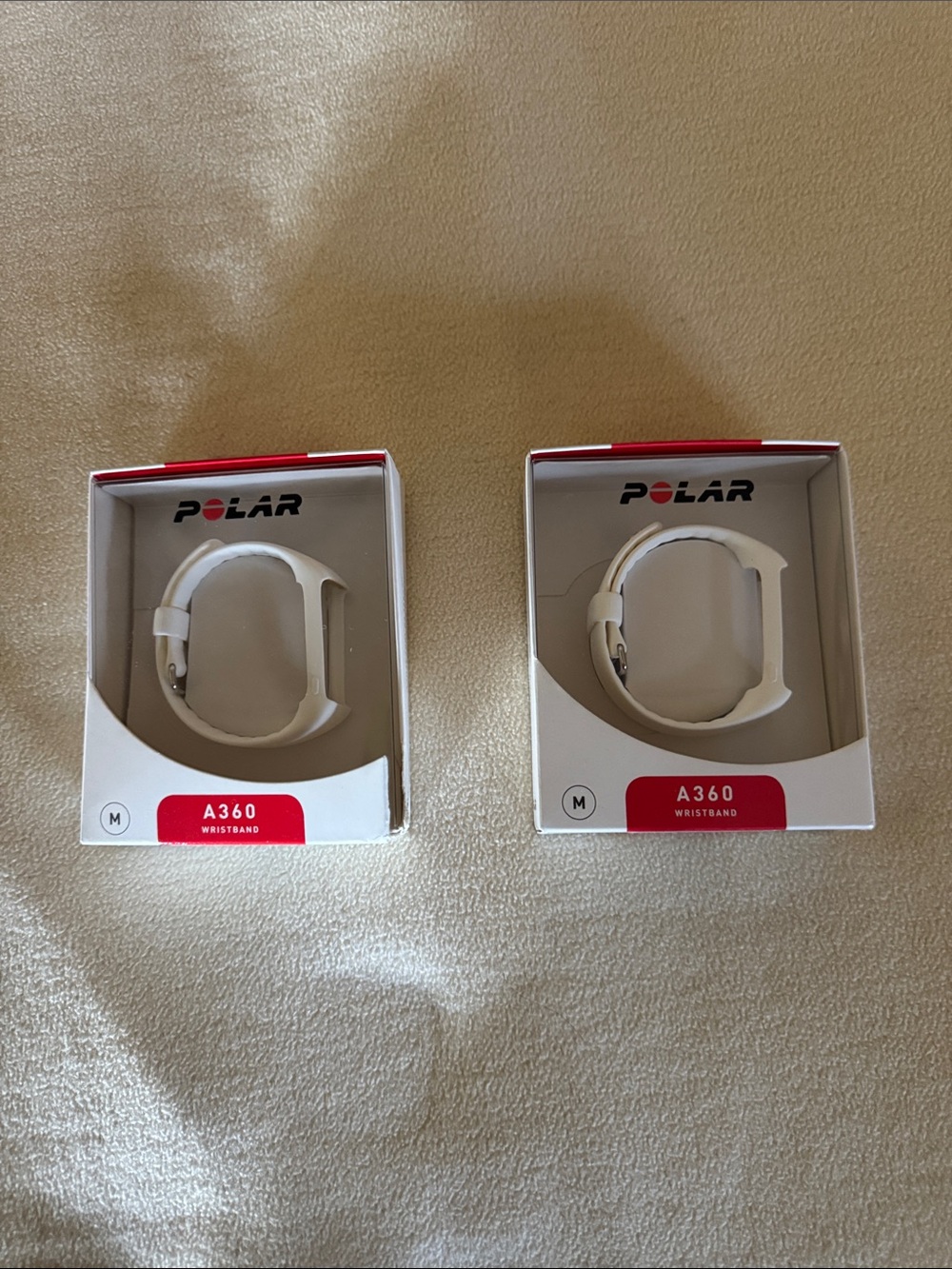 Polar A360 White Wristband Replacement (Medium)
